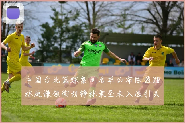 中国台北篮球集训名单公布陈盈骏林庭谦领衔刘铮林秉圣未入选引关注