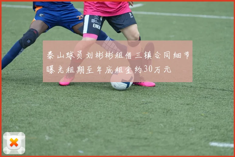 泰山球员刘彬彬租借三镇合同细节曝光租期至年底租金约30万元
